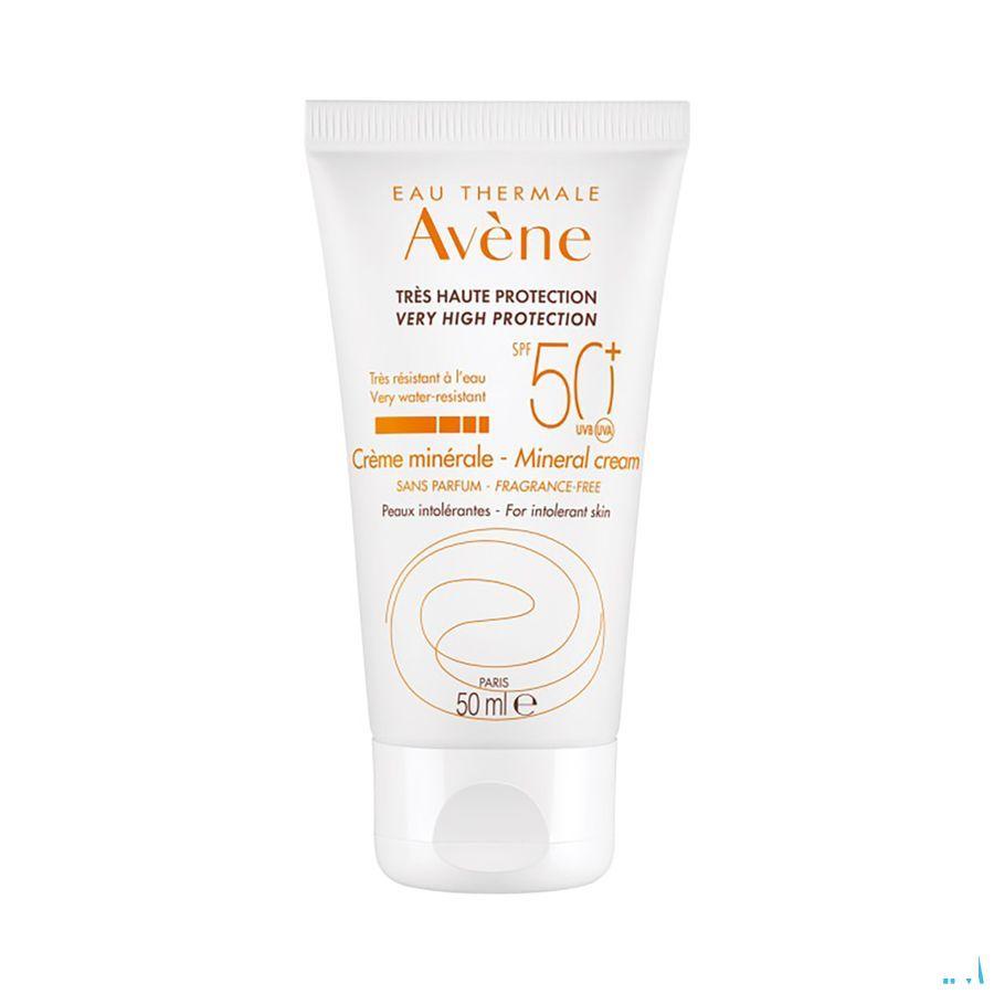 Avene Zonnecreme Minerale Z.hoge Besch.ip50 + 50 ml  -  Avene
