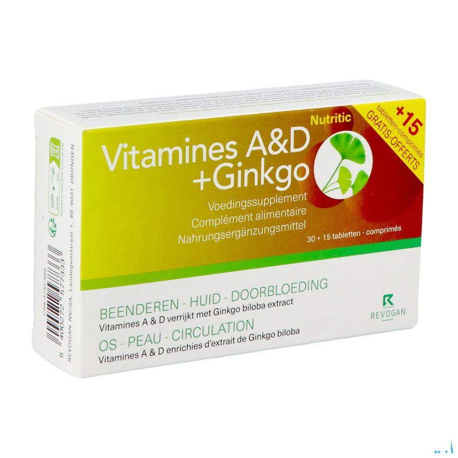 Vitamines A&D+gin. Nutritic Comp 30+15 7733 Revogan