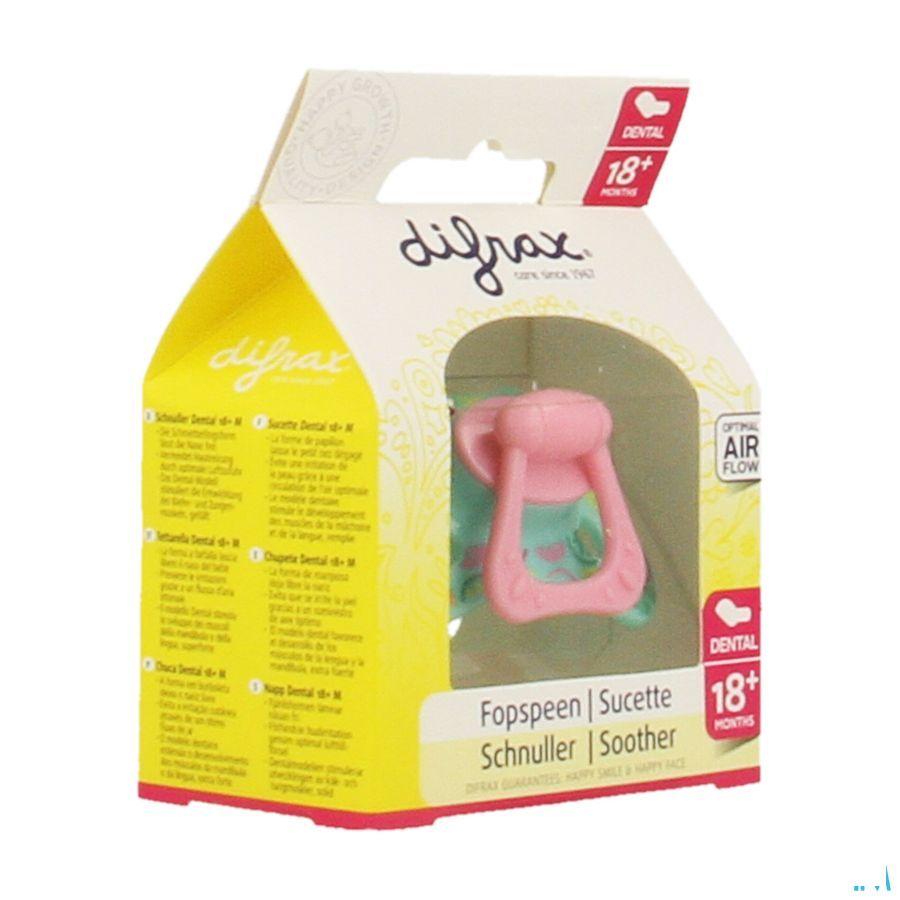 Difrax Fopspeen Sil Dental Xtr Sterk + 18m 342  -  Difrax