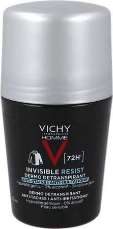 Vichy Homme 72H Invisible Resist Deo Roll 50 ml