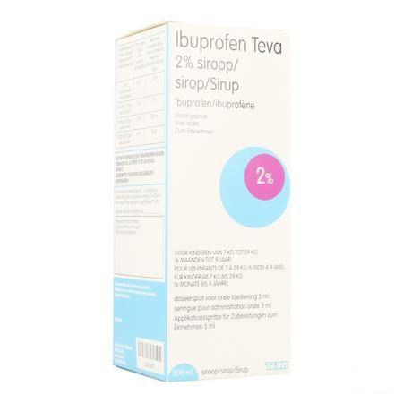 Ibuprofen Teva 2% Sirop 200 ml