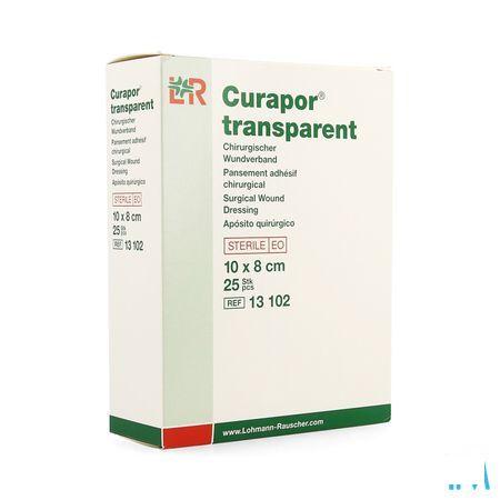 Curapor Transparant Steriel 10cmx 8cm 25 13102  -  Lohmann & Rauscher