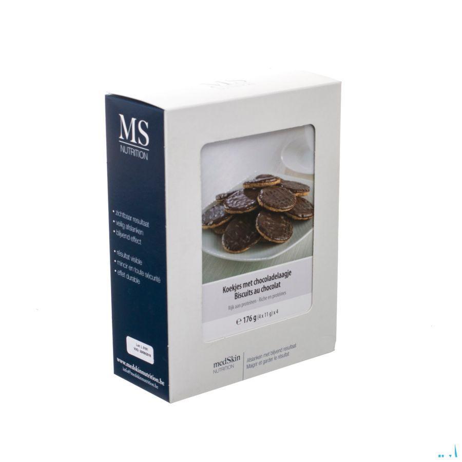Medskin Biscuits Couche Chocolat 4  -  Medskin Nutrition