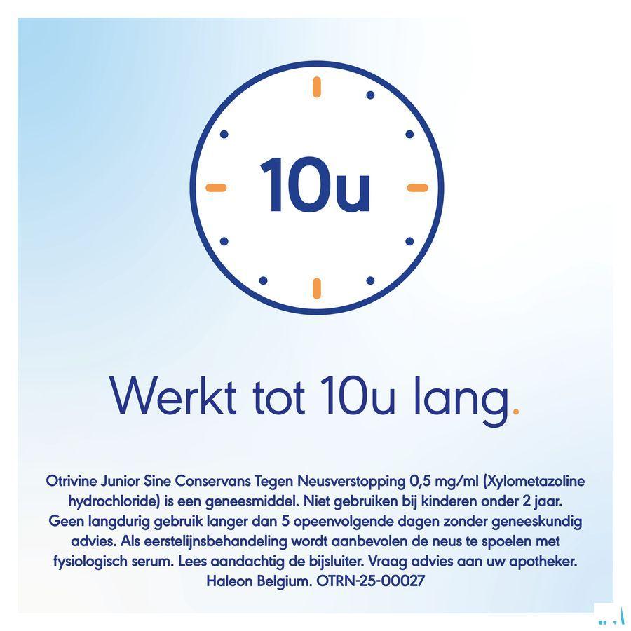 Otrivine Junior Neusverstopping 0,5mg/ml Spray 10 ml