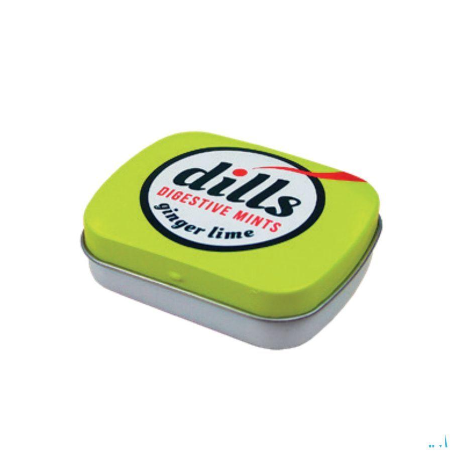 Dills Ginger & Lime Mints sans sucre 15 gr