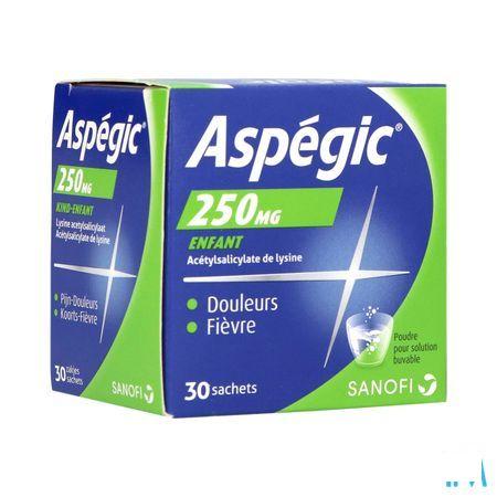 Aspegic 250 Pulv 30x 250 mg