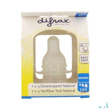 Difrax Flessenspeen Natural 1-2-3 674  -  Difrax