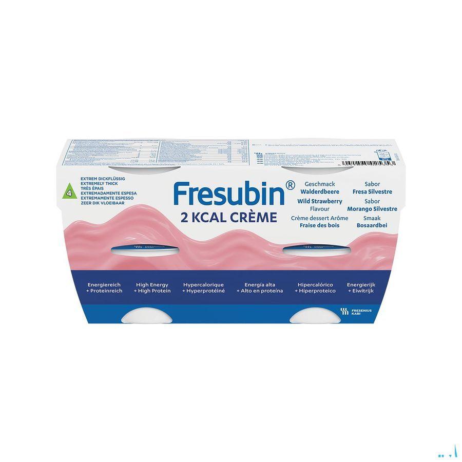 Fresubin 2 Kcal Creme 125 gr Fraise Des Bois/bosaardbei  -  Fresenius