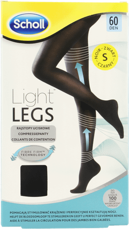 Scholl Light Legs 60d Small Black