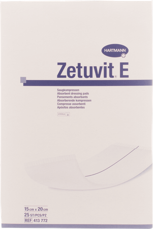 Zetuvit E 15x20cm St. 25 P/s  -  Hartmann