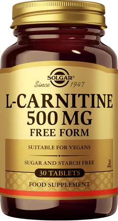 Solgar L-Carnitine 500Mg Comp 30  -  Solgar Vitamins