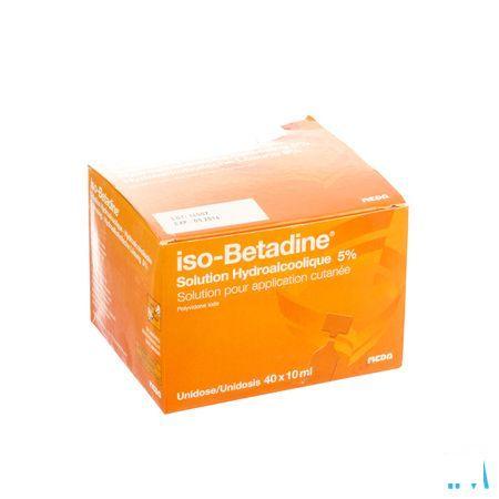 Iso Betadine Sol Hydroalcoolique 5%  40 X 10 ml