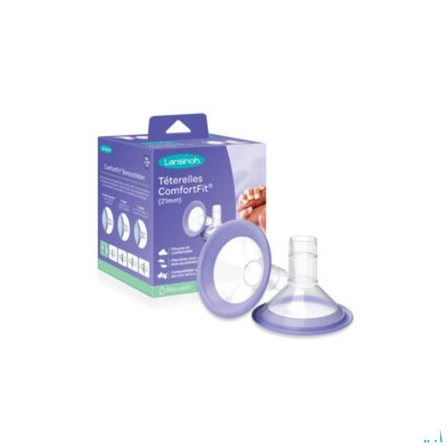 Lansinoh Borstschilden Comfort Fit 2X21mm