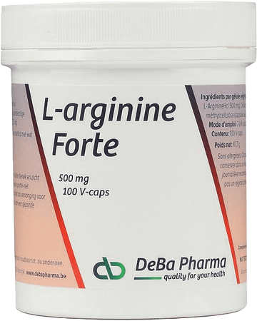 L-arginine Capsule 100x500 mg  -  Deba Pharma