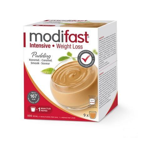 Modifast Intensive Pudding Caramel Zakje 9  -  Nutrition & Sante