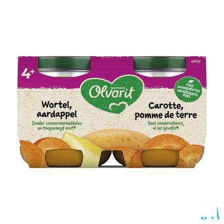 Olvarit Carotte Pomme De Terre 2x125 gr 4m01  -  Nutricia