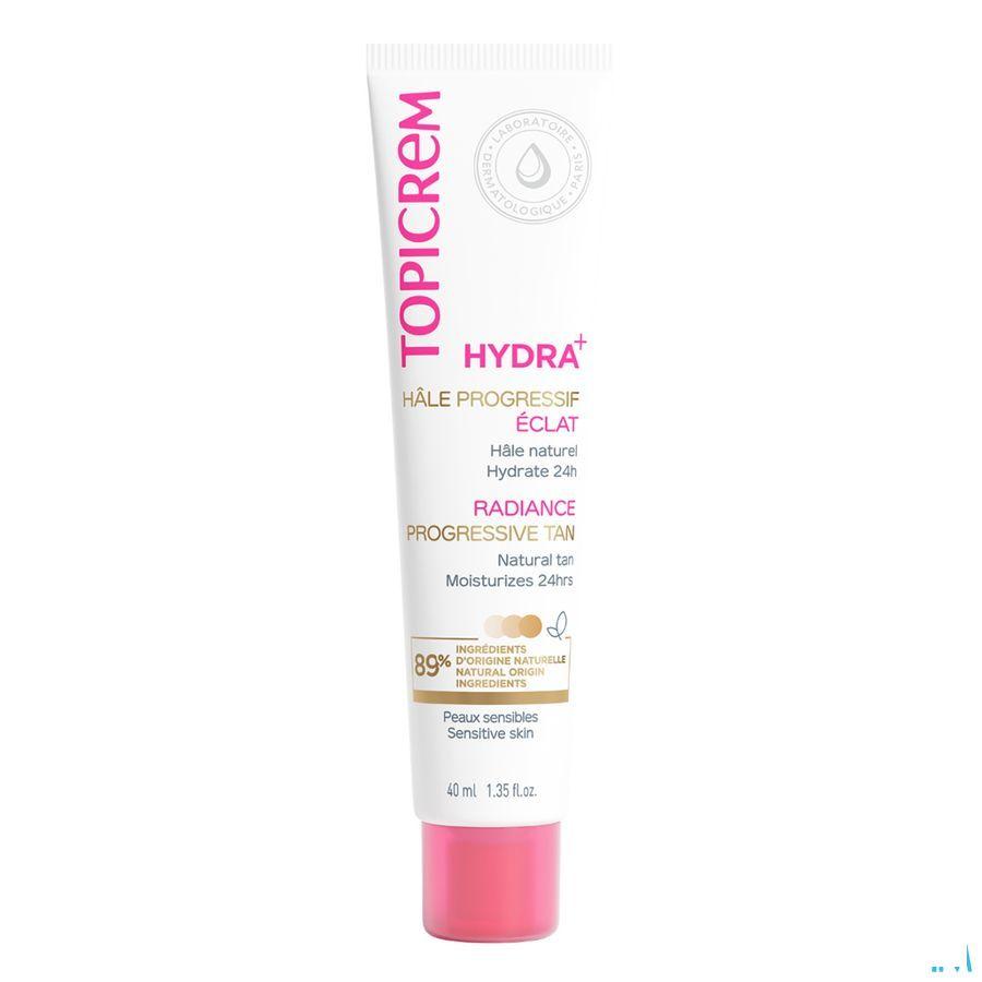 Topicrem Hydra + Geleid.bruin.gezond.uitstral. 40 ml