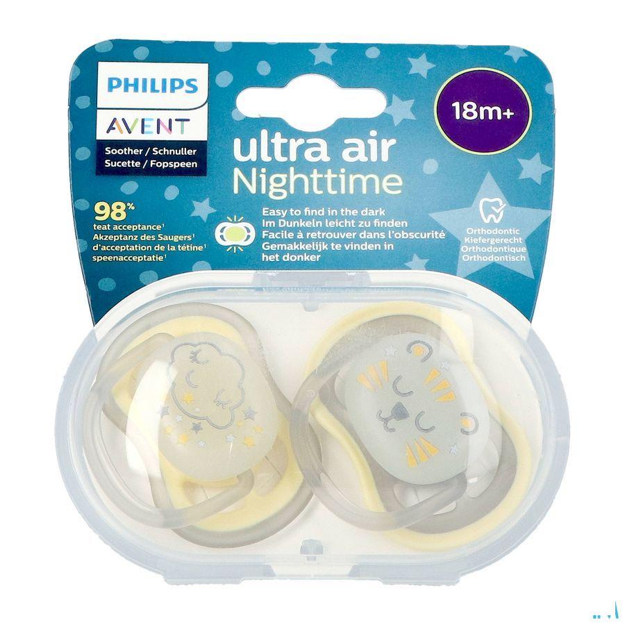 Philips Avent Fopspeen +18M Air Night Neutraal 2