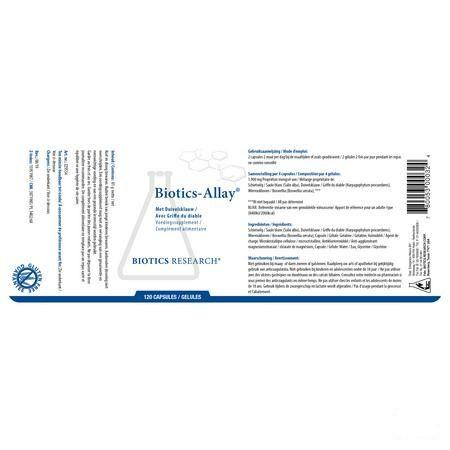 Biotics-Allay 120 capsules  -  Energetica Natura