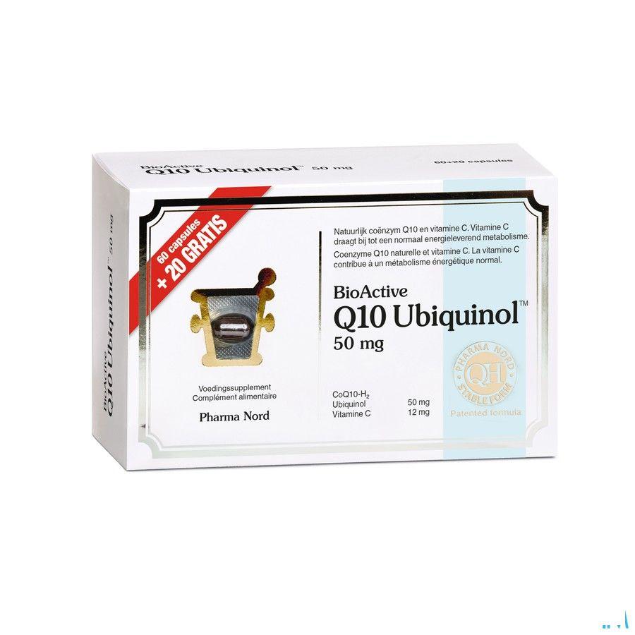 Bioactive Q10 50 mg 60 + 20 Capsule  -  Pharma Nord