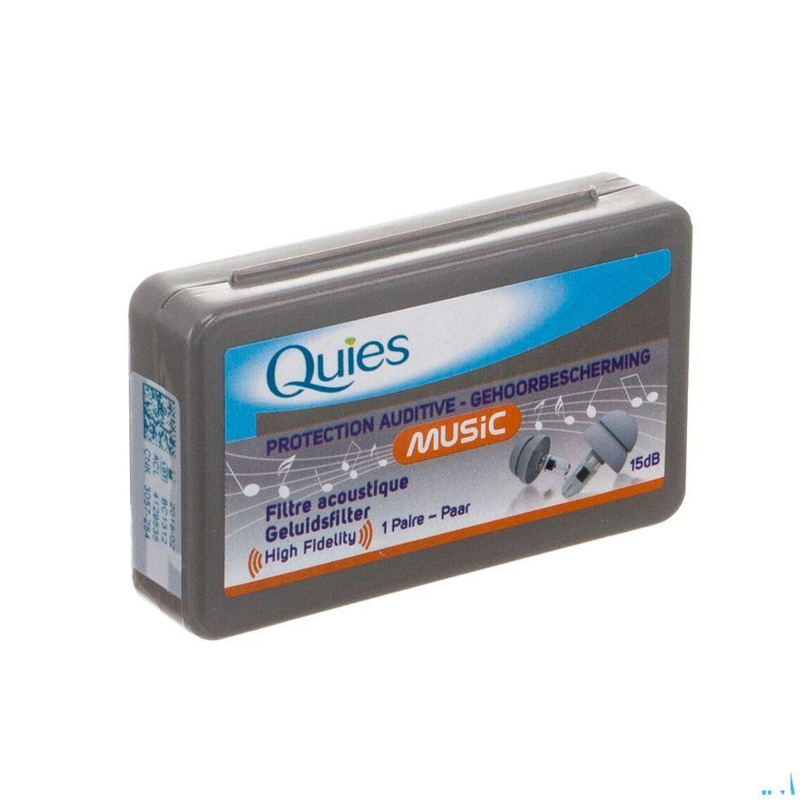 Quies Oordoppen Music 1 Paar  -  Quies