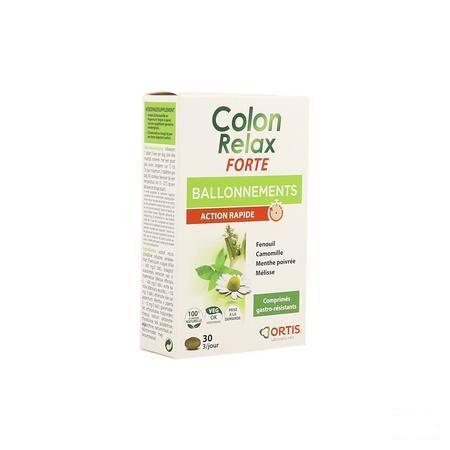 Ortis Colon Relax Forte Comprimes 30  -  Ortis