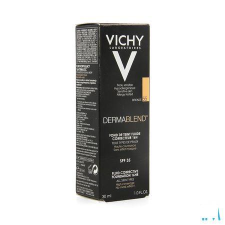 Vichy Fdt Dermablend Fluide 55 Bronze 30 ml  -  Vichy