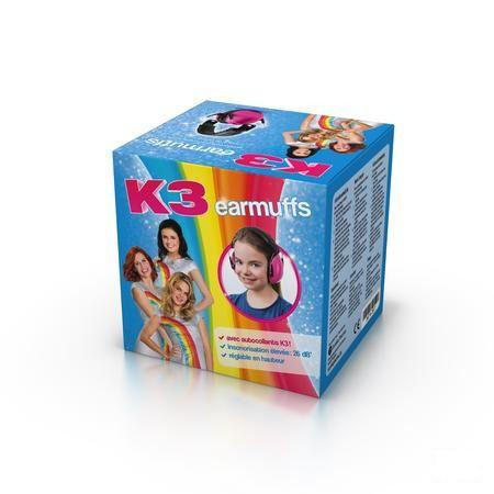 Studio 100 Gehoorbesch. Koptelefoon K3 3-12j Roze  -  Eureka Pharma
