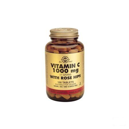 Solgar Vitamin C Rose Hips Tabletten 250x1000 mg  -  Solgar Vitamins