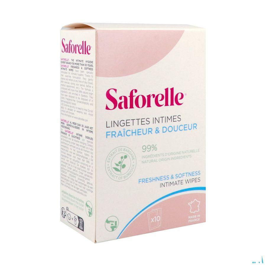 Saforelle Lingettes Flushable 10