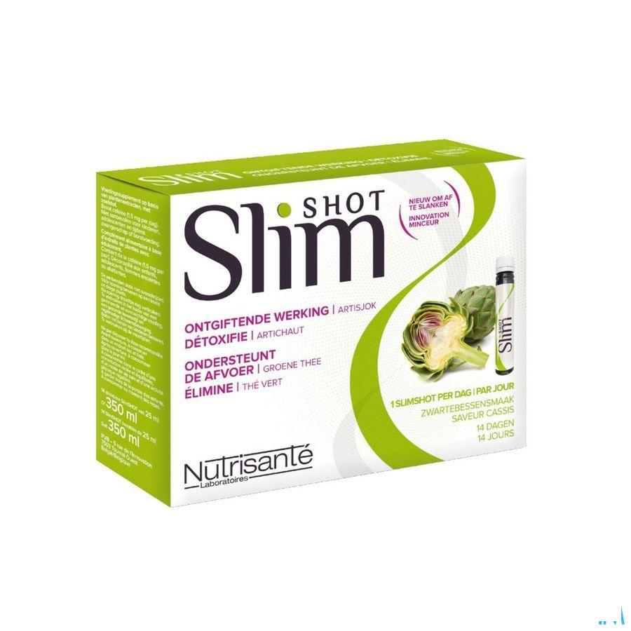 Slimshot Detox 14 Jours 14x25 ml  -  Nutrisante
