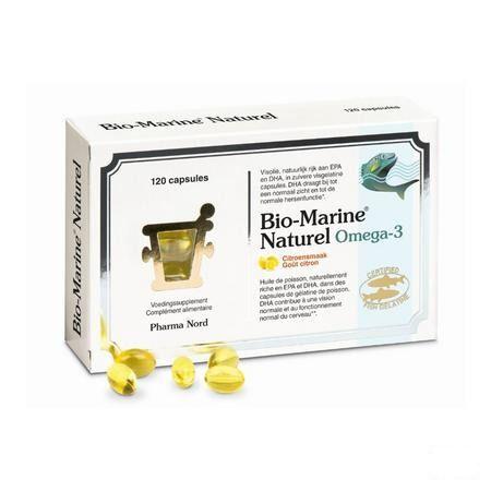 Bio Marine Naturel Citroen Caps 120 X 500 mg  -  Pharma Nord