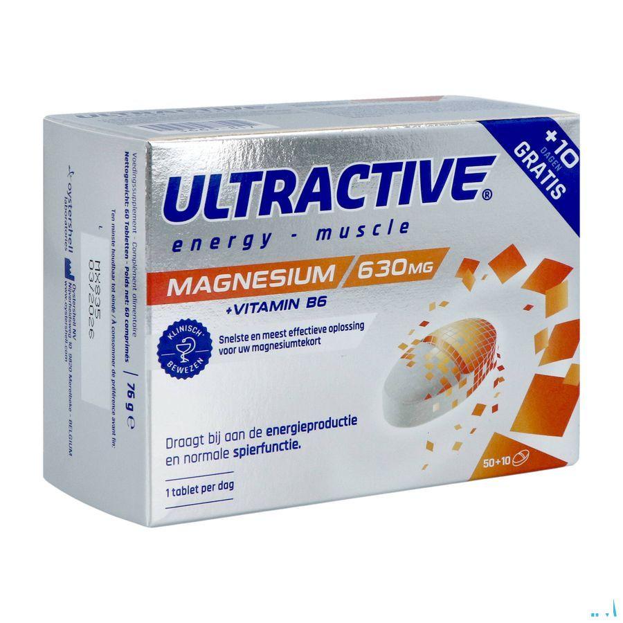 Ultractive Magnesium 630 mg Comprimes 60