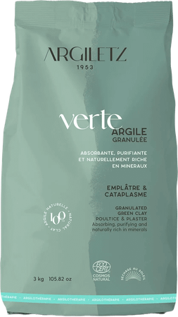 Argiletz Argile Verte Granules 3Kg  -  Natur'Inov