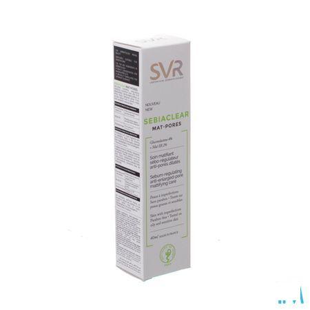Sebiaclear Creme Mat + Pores Tbe 40 ml  -  Svr Laboratoire