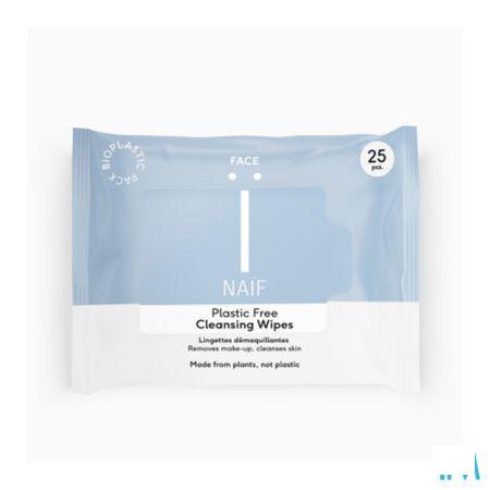 Naif Grown Ups Plastic Free Cleansing Face Wipe 25  -  Ceres Pharma