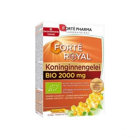 Koninginnengelei Bio 2000Mg Amp 20X10ml  -  Forte Pharma