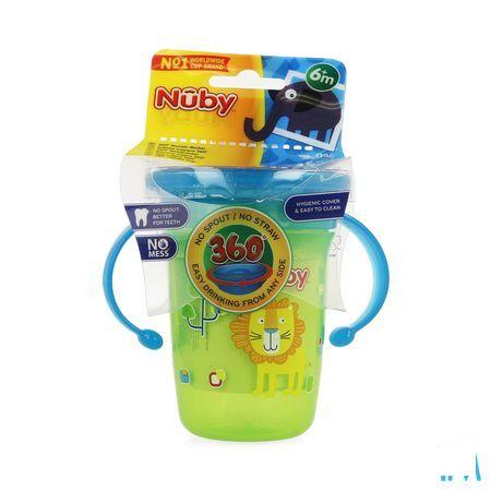 Nuby 360r Wonder Cup Handvatten Groen 240 ml  -  New Valmar