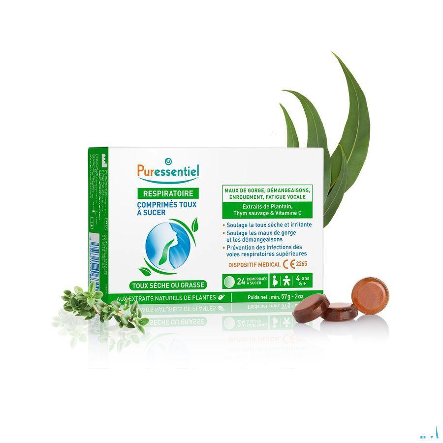 Puressentiel Respiratoire Tou x Comp A Sucer 24