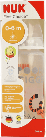 Nuk Zuigfles Winnie The Pooh 300 ml 0-6m  -  Eureka Pharma