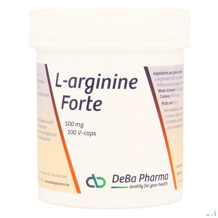 L-arginine Capsule 100x500 mg  -  Deba Pharma