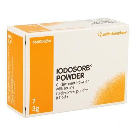 Iodosorb Powder Zakje 7X 3G 66001286  -  Smith Nephew