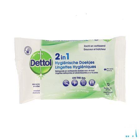 Dettol 2in1 Hygienische Doekjes 12