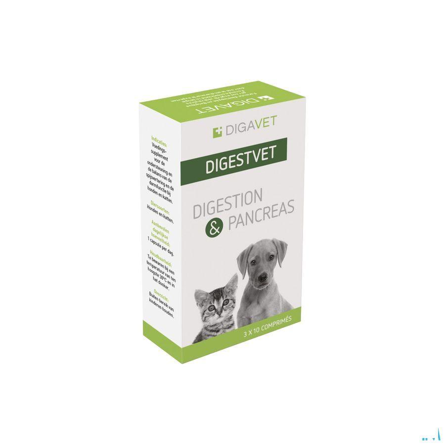 Digavet Digestvet Hond Kat Comp 3X10