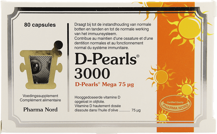 D-pearls 3000 Capsule 80  -  Pharma Nord
