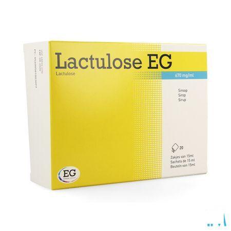 Lactulose EG Sachets Sirop 20x15 ml670/ml  -  EG