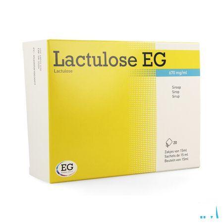 Lactulose EG Zakjes Siroop 20x15 ml670/ml  -  EG