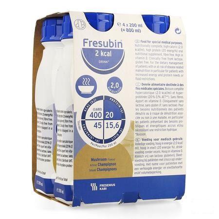 Fresubin 2kcal Drink Champignon Easybottle 4x200 ml  -  Fresenius