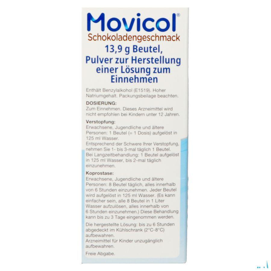 Movicol Chocolade Smaak Zakjes 20 X 13,7g