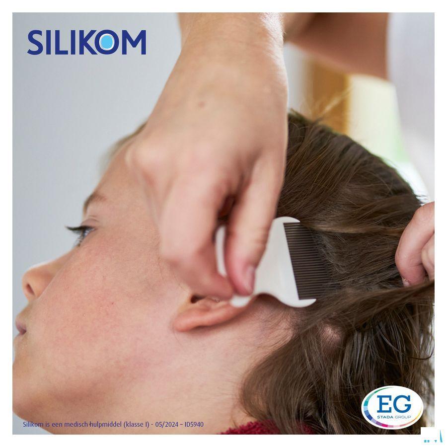 Silikom Once Shampooing Contre Poux&lentes 200 ml  -  EG